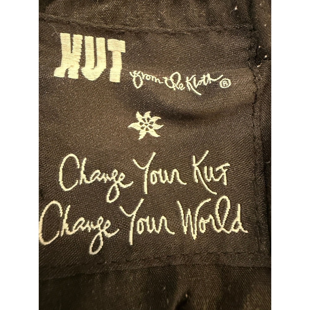 Kut from the Kloth Catherine Boyfriend Jeans Medium Wash Distressed Size 8 - Picture 8 of 10